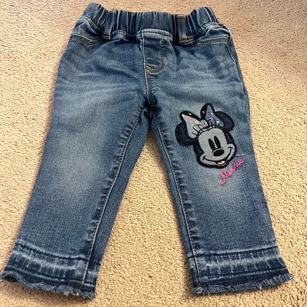 Gap Disney Minnie Mouse jeans size 18-24 months VEUC (used only a couple times)